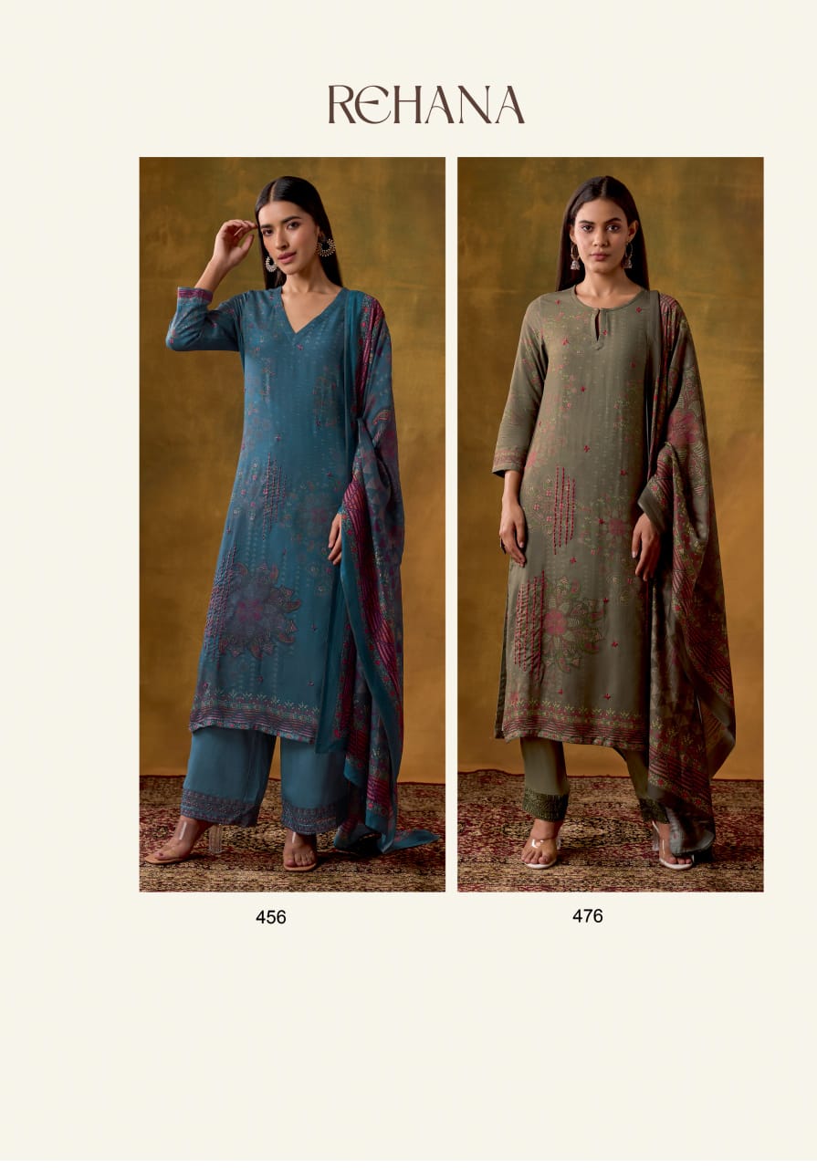 Rehana By Sahiba Staple Twill Printed Dress Material Wholesale Shop In Surat